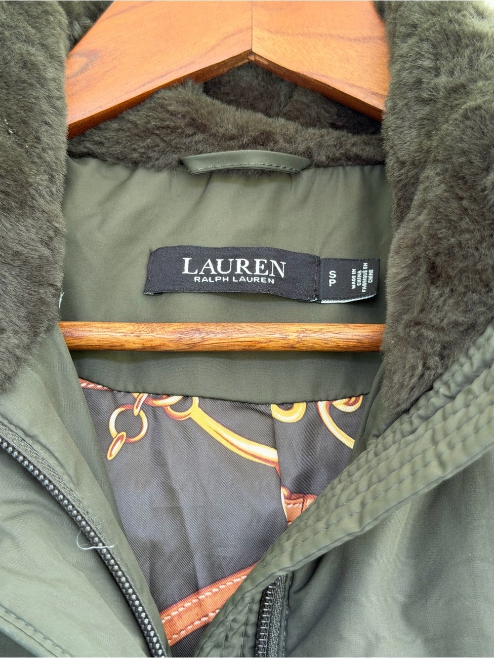 Ralph Lauren Olive Green Quilted Puffer Jacket - Women's - Picture 8 of 12